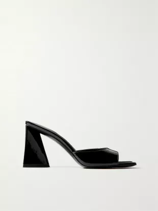 Mini Devon Patent Leather Mules