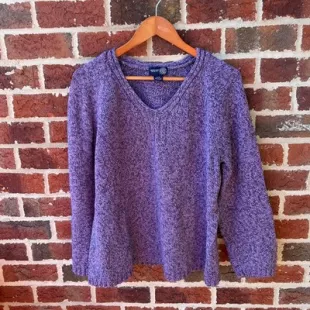 Lavender Thick Knitted Sweater