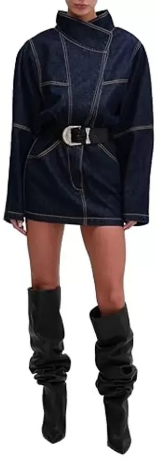 Maddix Denim Mini Dress