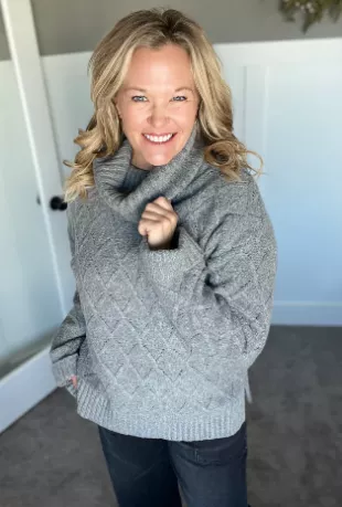 Boutique Tess Turtleneck Sweater