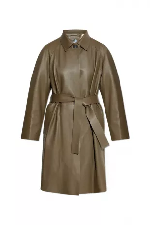 Overcoat Leather Green