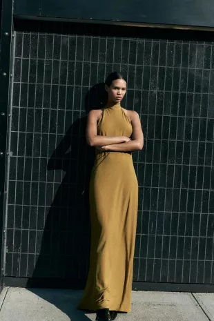 Long Halter Dress