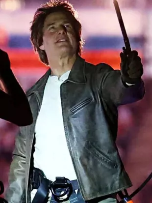 Mission Impossible The Final Reckoning Tom Cruise Leather Jacket
