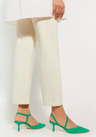 Citrus Pointed Toe Ankle Strap Pump