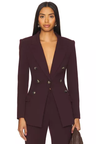 Burgundy Blazer