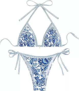 2 Piece Halter Swimsuit