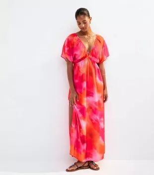 Pink ombre Maxi Dress
