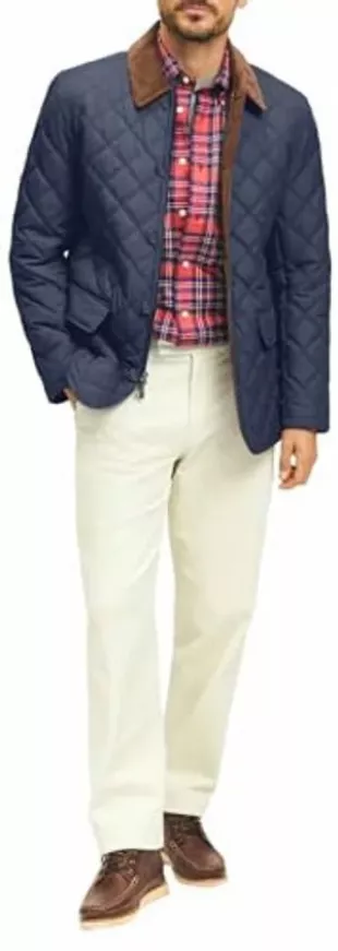 Diamond Quilted Walking Coat