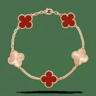 Vintage Alhambra 5 Motif Bracelet