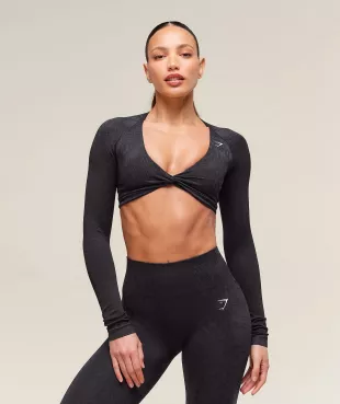 Adapt X Whitney Animal Seamless Long Sleeve Top