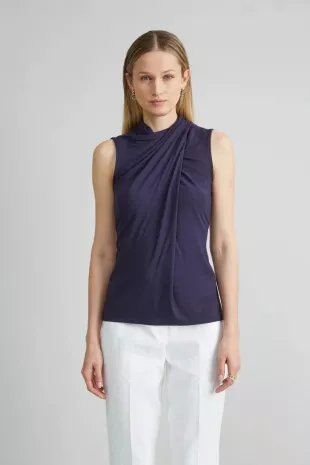 Sleeveless Twist Knit