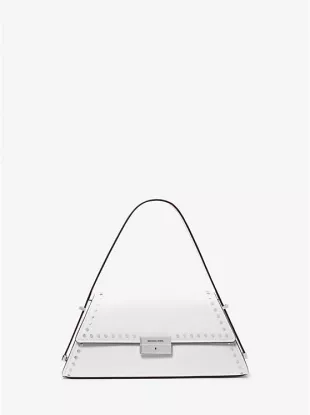 Ludlow Medium Studded Leather Shoulder Bag