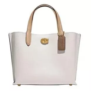 Coach Colorblock Leather Willow Tote