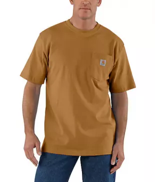Loose Fit Heavyweight Short-Sleeve Pocket T-Shirt