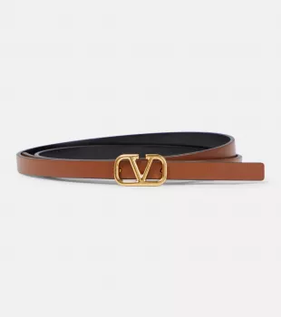 VLogo Signature Reversible Leather Belt