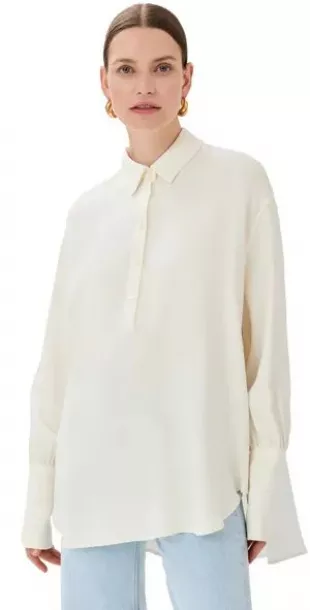 Lake Pullover Shirt Ivory