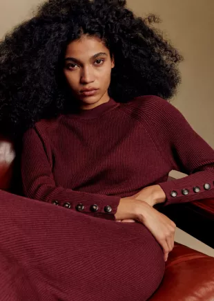 Sami Jumper in Burgundy