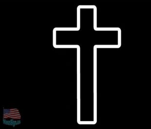 Jesus Christ Cross White Neon Light Sign 24"x 18" From USA | eBay