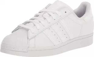 mens Superstar Deprecated Sneaker, White/White/White, 8 US