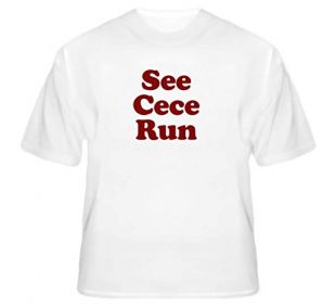 Threadsquad - See Cece Run New Girl Funny Running T Shirt T Shirt