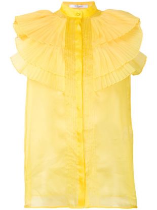 Givenchy Blouse Volantée à Design Sans Manches   Farfetch