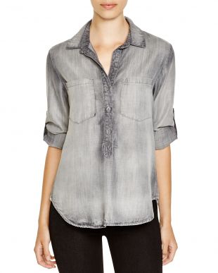 Grey pullover top