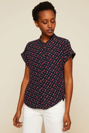 Blouse imprimé graphique