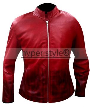 Avengers 2 Age of Ultron Scarlet Witch Red Genuine Leather Jacket for Women  | eBay