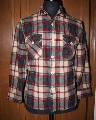 Men's Wool Plaid Shirt Size Large ROBBINS EUC Tartan Plaid 85% Wool Button Front  | eBay