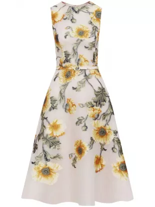 Poppy Print Dress