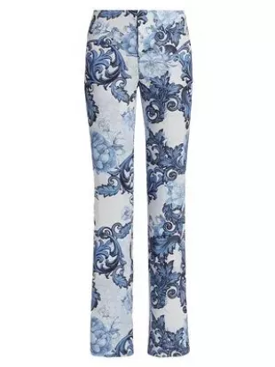 Teeny Printed Flare Bootcut Pants