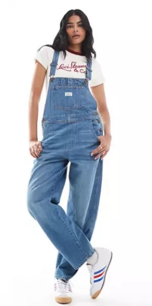 Vintage Denim Overalls
