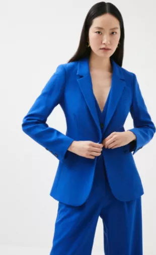 City Stretch Tailored Single Breasted Jacket