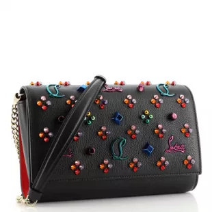 Paloma Clutch Embellished Leather Small