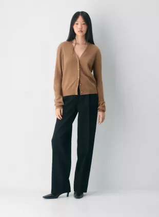 Bare Cashmere V-neck Cardigan