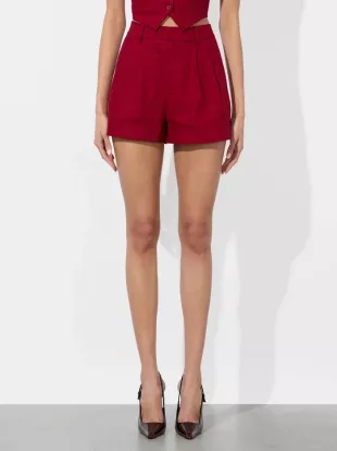 Conry Shorts in Dark Cherry