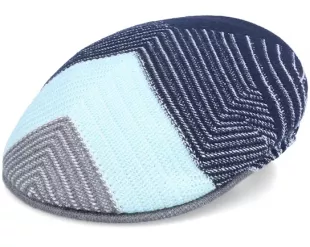 Grey Aqua Navy Vortex 504 Cap