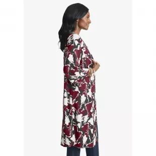 Plus Size Reversible Kimono Jacket