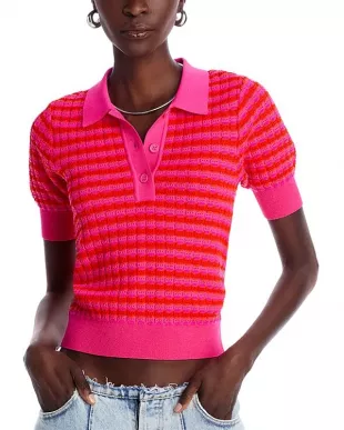 Knit Polo Top