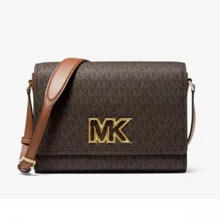 Mimi Medium Flap PVC leather Shoulder