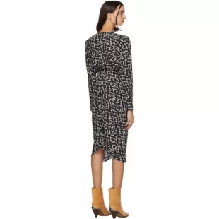 Ibelky Gathered Printed Dress