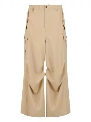 Draped Cargo Trousers
