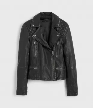 Cargo Leather Biker Jacket