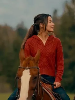 The Wrong Paris Miranda Cosgrove Hooded Cardigan