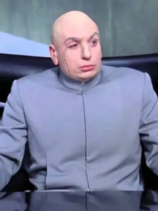 Dr. Evil Austin Powers Grey Suit