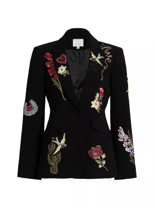 Cheyenne Embroidered Western Amour Blazer