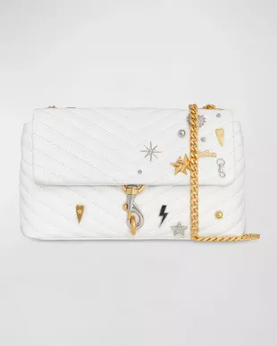 Edie Medium Celestial Stud Crossbody Bag