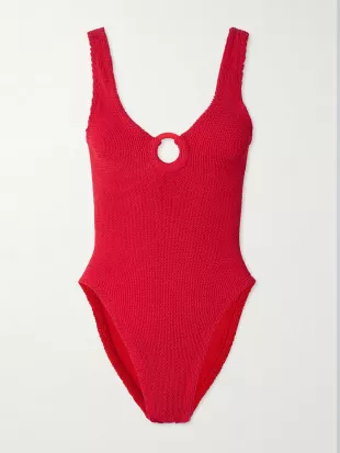 Celine Seersucker Swimsuit