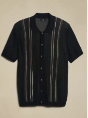 Point Sur Cotton Sweater Polo