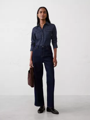 Denim Double Pocket Shirt